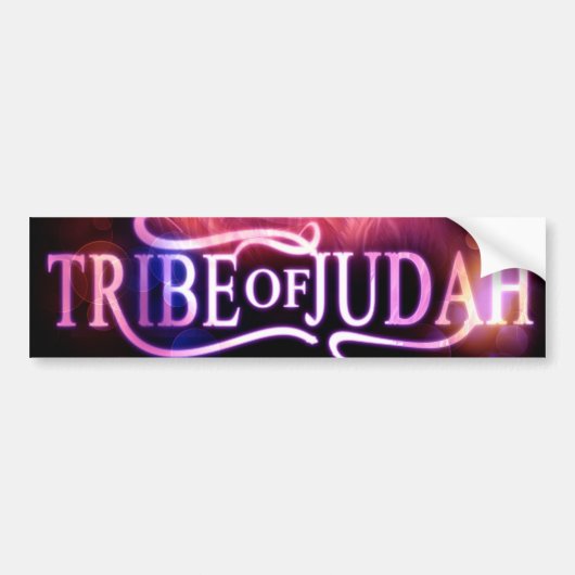 Tribe van Judah Bumpersticker (Voorkant)