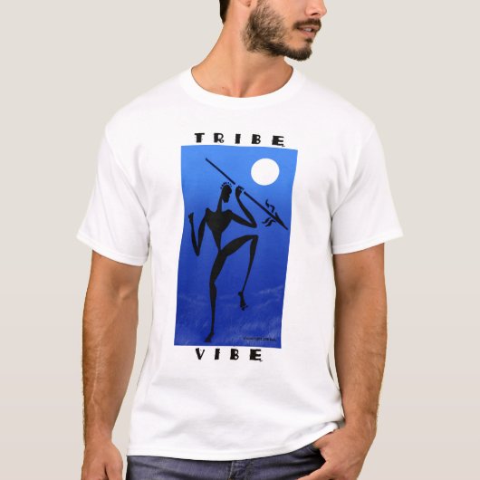 Tribe VIBE Blue T-shirt (Voorkant)