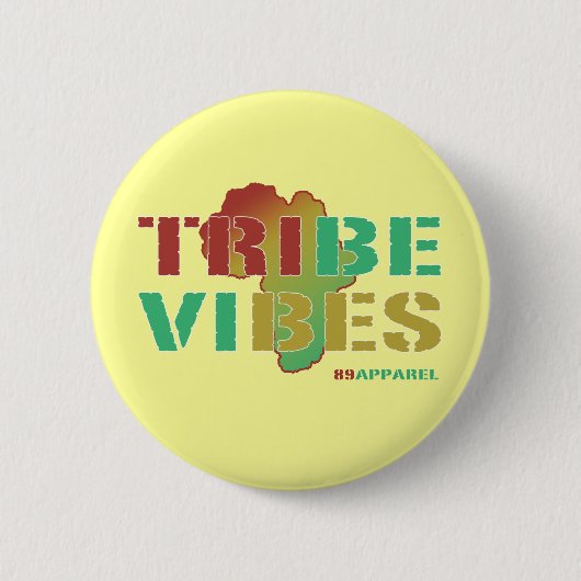 Tribe Vibes Ronde Button 5,7 Cm (Voorkant)