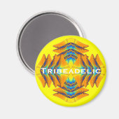 Tribeadelic Logo Magnet Magneet (Voorkant / Achterkant)