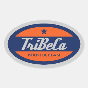 TriBeCA Ovale Sticker