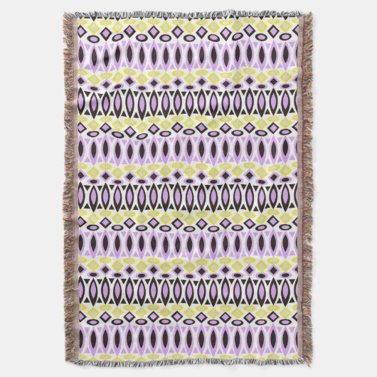 Tribisch patroon deken (Voorkant Verticaal)