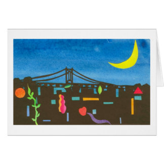 Triborough Bridge bij nacht