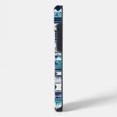 tribu bleu noir blanc (Côté gauche)