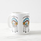 Tribu de Lipan Apache du Texas tasse de blanc de (Devant gauche)