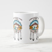 Tribu de Lipan Apache tasse enorme blanche de 20 (Devant droit)