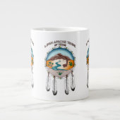 Tribu de Lipan Apache tasse enorme blanche de 20 (Devant)