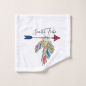 Tribu familiale personnalisée (Gant de toilette)