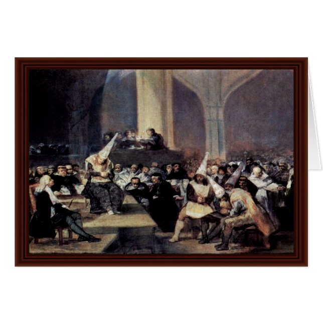 Tribunal de l'enquête par Francisco De Goya (Devant horizontal)