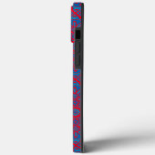 Tribus coque iphone bleu et rouge (Verso / Gauche)