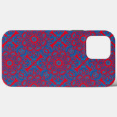 Tribus coque iphone bleu et rouge (Verso (horizontal))