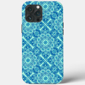 Tribus coque iphone bleu et vert (Verso)