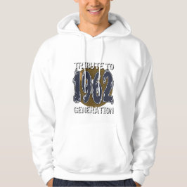 Tribute aan 1962 generatie verjaardag hoodie
