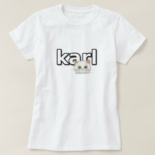 Tribute aan Karl Lagerfeld T-shirt