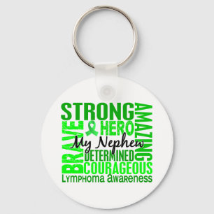 Tribute Square Nephew Lymphoma Sleutelhanger