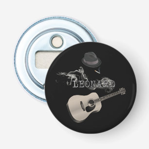 Tribute to Leonard sigaret black Button Flesopener