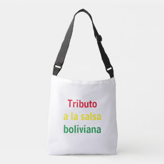 Tributo a la salsa boliviana crossbody tas