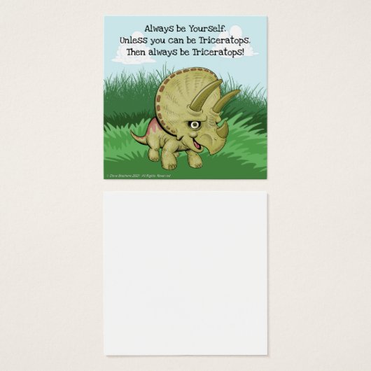 Tricératops (Devant & derrière)