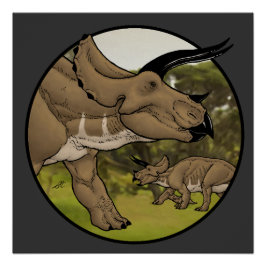 Triceratops #2 perfect poster