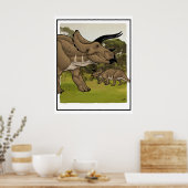 Triceratops #3 poster (Keuken)