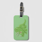 Triceratops-Bagagelabel Bagagelabel (Voorkant (verticaal))
