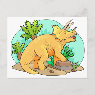 Triceratops Briefkaart