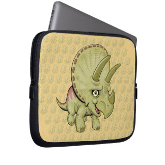 Triceratops Cartoon Laptop Sleeve