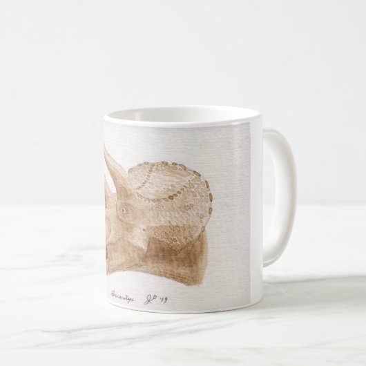 Tricératops Coffee Mug (Devant droit)