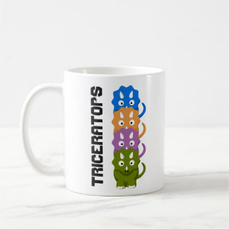 Tricératops Cretacee Cartoon Mug
