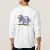Triceratops de bande dessinée de sweatshirt (Dos)
