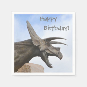 Triceratops Dinosaur Birthday Servetten