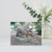 Triceratops Dinosaur Briefkaart (Staand voorkant)