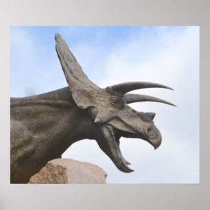 Triceratops Dinosaur Poster