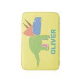 Triceratops dinosaur voor kinderen badmat (Voorkant Verticaal)