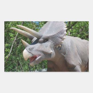 Triceratops Dinosaurs Rechthoekige Sticker