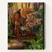 Triceratops Forest sketchbook Notitieboek (Achterkant)