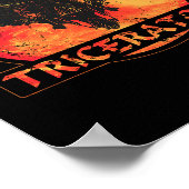 Triceratops fossiele schedel dinosaurus poster (Hoek)