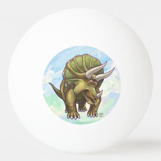 Triceratops Gifts & Accessoires Pingpongballen (Voorkant)