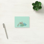 Triceratops Giving Flowers Post-it® Notes (Kantoor)