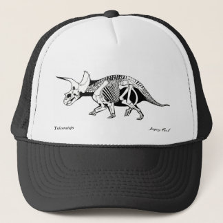 Triceratops Gregory Paul de casquette de dinosaure