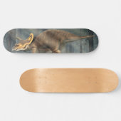 Triceratops in een Primeval Forest Skateboard (Horizontaal)