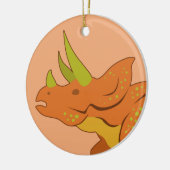 Triceratops Keramisch Ornament (Links)