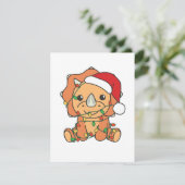 Triceratops Kerst Winter Dieren Vakantie Dino's Feestdagenkaart (Staand voorkant)