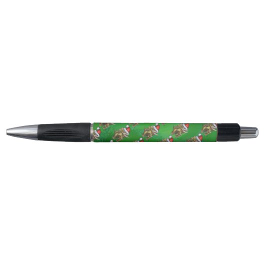 Triceratops kerstgroen pen (Voorkant)