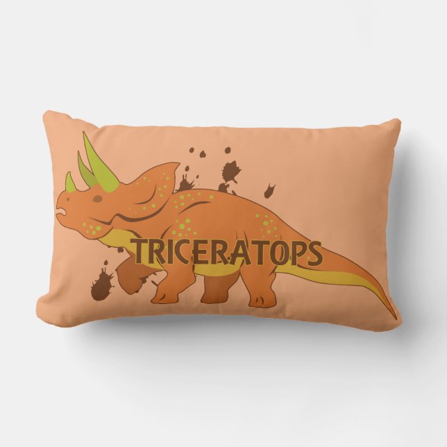 Triceratops Kussen (Voorkant)