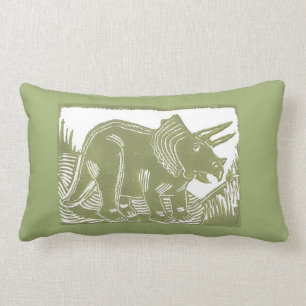Triceratops Lumbar Pillow Kussen