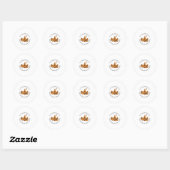Triceratops Memory Ronde Sticker (Vel)