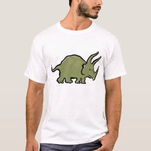 triceratops met bril t-shirt