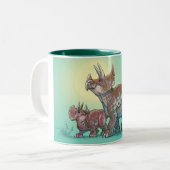 Triceratops mok (Voorkant links)