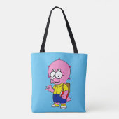 Tricératops Nerd Avec Sac À Dos Et Manuel. (Dos)